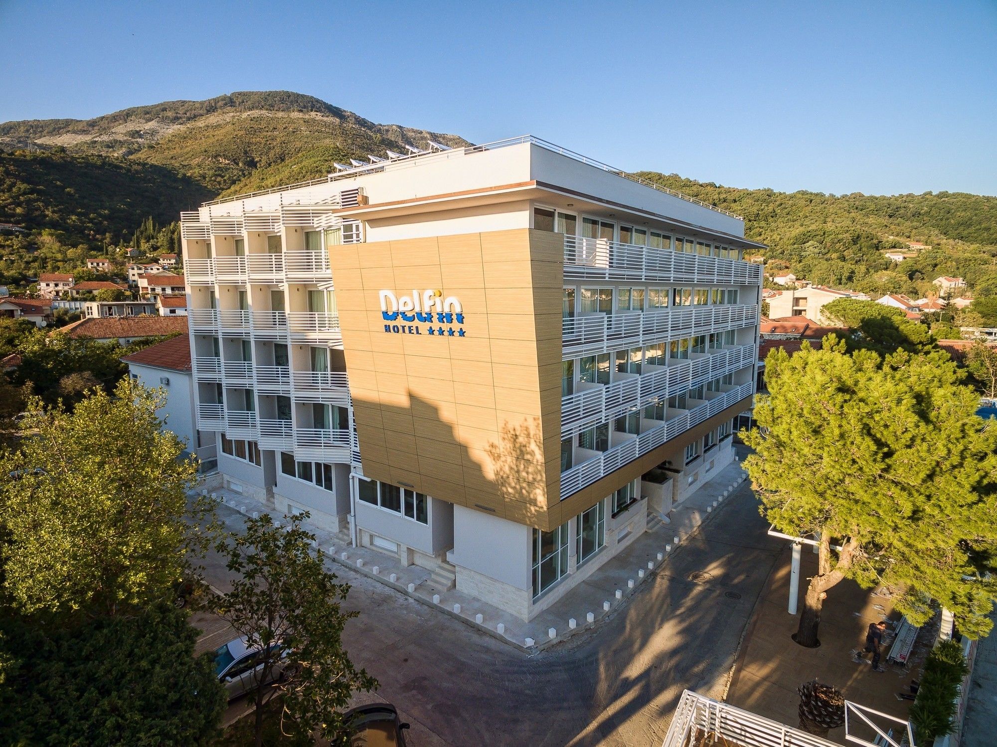 Carine Hotel Delfin Bijela Esterno foto